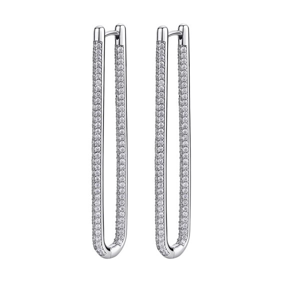 Orecchini Rosato Donna Bianca in Argento RZBI29 - RZBI29